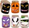 Halloween Cards-50 Pack Mason Jars Shape with Candy Bags for Party Favors